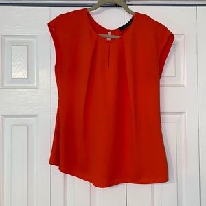 Orange blouse